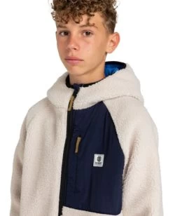 Element Wolfe - Sherpa Jacket For Boys 8-16 -Element elbjk00116 elementw wbs0 frt3