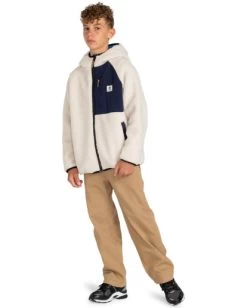 Element Wolfe - Sherpa Jacket For Boys 8-16 -Element elbjk00116 elementw wbs0 frt9