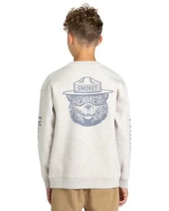 Smokey Bear X Element Please - Sweatshirt For Boys 8-16 -Element elbsf00120 elementw wcdh bck1