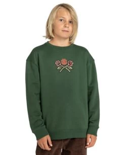 Element Teddy - Sweatshirt For Boys 8-16 -Element elbsf00127 elementw gsl0 frt1