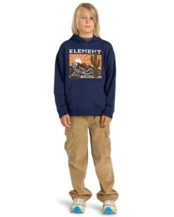 Element Dusk - Hoodie For Boys 8-16 -Element elbsf00129 elementw bym0 frt9