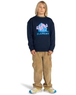 Element Musclor - Sweatshirt For Boys 8-16 -Element elbsf00133 elementw ecn frt9