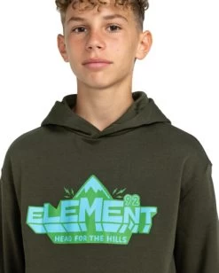 Element Head - Hoodie For Boys 8-16 -Element elbsf00134 elementw csn0 frt3