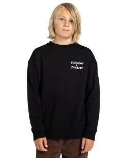 Element Timber Captured - Sweatshirt For Boys 8-16 -Element elbsf00142 elementw fbk frt1