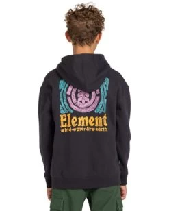 Element Volley - Pullover Hoodie For Boys 8-16 -Element elbsf00157 elementw kta0 bck1