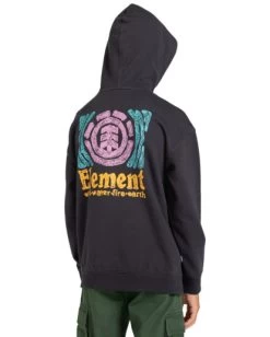 Element Volley - Pullover Hoodie For Boys 8-16 -Element elbsf00157 elementw kta0 bck2