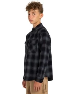Element Tacoma Classic - Long Sleeve Shirt For Boys 8-16 -Element elbwt00104 elementw gzc1 frt2