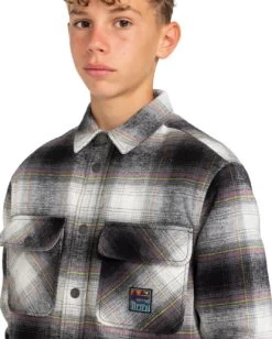 Element Hueco - Sherpa Lined Overshirt For Boys 8-16 -Element elbwt00105 elementw kvd1 frt3