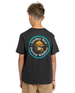 Smokey Bear X Element Prevent - T-Shirt For Boys 8-16 -Element elbzt00143 elementw kta0 bck1
