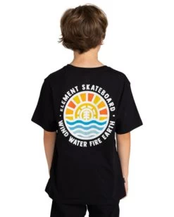 Element Great Outdoor - T-Shirt For Boys 8-16 -Element elbzt00149 elementw fbk bck1