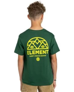 Element Disco - T-Shirt For Boys 8-16 -Element elbzt00150 elementw gsl0 bck1