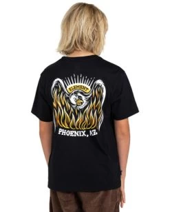Element Phoenix - T-Shirt For Boys 8-16 -Element elbzt00152 elementw fbk bck1