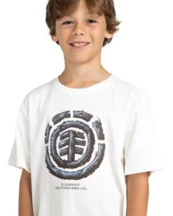 Element Wooden Tree Logo - T-Shirt For Boys 8-16 -Element elbzt00154 elementw wbs0 frt3