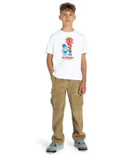 Element Camp Stew - T-Shirt For Boys 8-16 -Element elbzt00160 elementw wbb0 frt9