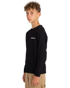 Element Joint 2.0 - Long Sleeve T-Shirt For Boys 8-16 -Element elbzt00162 elementw fbk frt2
