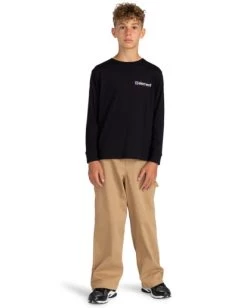 Element Joint 2.0 - Long Sleeve T-Shirt For Boys 8-16 -Element elbzt00162 elementw fbk frt9