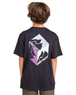 Element Joint Cube - T-Shirt For Boys 8-16 -Element elbzt00185 elementw kta0 bck1