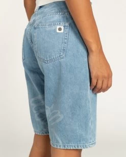 Element Harvey Birds - Denim Shorts For Women -Element eljds00101 elementw bfb0 bck2