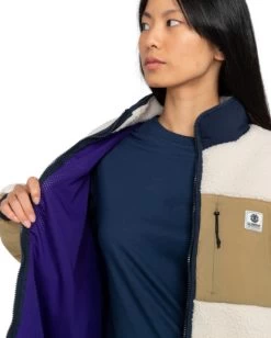 Element Oak - Sherpa Jacket For Women -Element eljjk00111 elementw wbs0 frt5