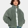 Element Aspen Cord - Cropped Puffer Jacket For Women -Element eljjk00113 elementw gzc0 frt1