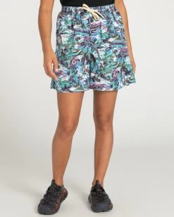 Element Volley - Elasticated Shorts For Women -Element eljns00106 elementw bkz6 frt1