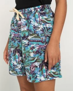 Element Volley - Elasticated Shorts For Women -Element eljns00106 elementw bkz6 frt3