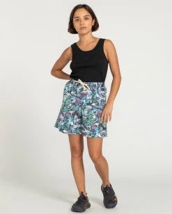 Element Volley - Elasticated Shorts For Women -Element eljns00106 elementw bkz6 frt9