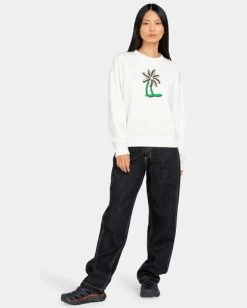 Element Peace Tree Logo - Sweatshirt For Women -Element eljsf00122 elementw wbs0 frt9