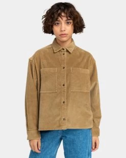 Element Ava - Long Sleeve Shirt For Women -Element eljwt00104 elementw kha frt1