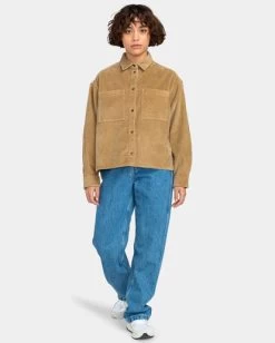 Element Ava - Long Sleeve Shirt For Women -Element eljwt00104 elementw kha frt9