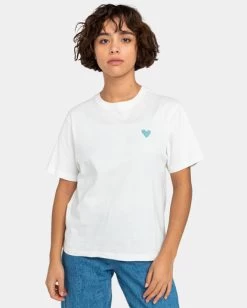 Element Brodie Hearts - T-Shirt For Women -Element eljzt00123 elementw wbs0 frt1