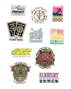 Element Seasonal - Vinyl Stickers Pack -Element elyaa00179 elementf nms0 frt2