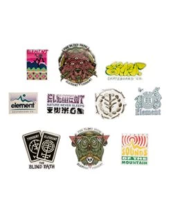 Element Seasonal - Vinyl Stickers Pack -Element elyaa00179 elementp nms0 frt1