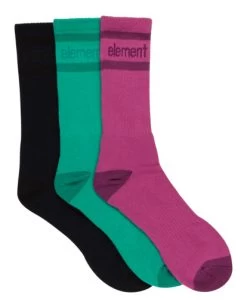 Element Clearsight 3.0 - 3 Pack Skate Socks For Men