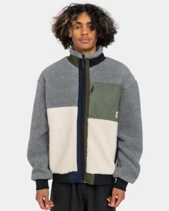 Element Oak - Zip-Up Sherpa Fleece For Men -Element elyjk00172 elementw nms0 frt4