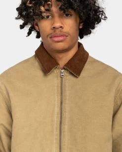 Element Parker Canvas - Workwear Jacket For Men -Element elyjk00173 elementw kha frt3