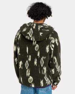 Element Wolfe - Reversible Hooded Fleece For Men -Element elyjk00178 elementw gqm6 bck1