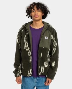 Element Wolfe - Reversible Hooded Fleece For Men -Element elyjk00178 elementw gqm6 frt1