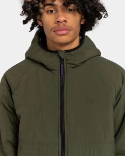Element Wolfe - Reversible Hooded Fleece For Men -Element elyjk00178 elementw gqm6 frt5