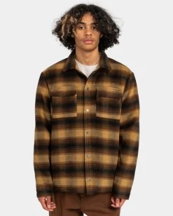 Smokey Bear X Element Lodge Bear - Overshirt For Men -Element elyjk00181 elementw crz0 frt1