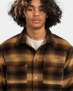 Smokey Bear X Element Lodge Bear - Overshirt For Men -Element elyjk00181 elementw crz0 frt3