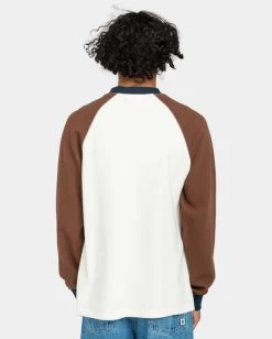 Element Blunt Waffle - Long Sleeve T-Shirt For Men -Element elykt00141 elementw wbs0 bck1