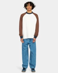 Element Blunt Waffle - Long Sleeve T-Shirt For Men -Element elykt00141 elementw wbs0 frt9