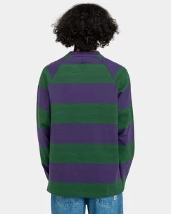 Element Blunt 3.0 Stripe - Long Sleeve T-Shirt For Men -Element elykt00143 elementw psd0 bck1