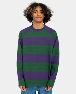 Element Blunt 3.0 Stripe - Long Sleeve T-Shirt For Men -Element elykt00143 elementw psd0 frt1