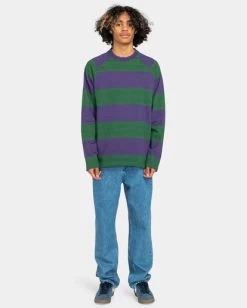 Element Blunt 3.0 Stripe - Long Sleeve T-Shirt For Men -Element elykt00143 elementw psd0 frt9