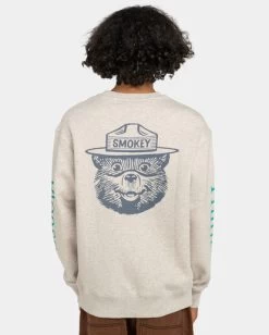 Smokey Bear X Element Please - Sweatshirt For Men -Element elysf00154 elementw wcdh bck1