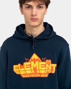 Element Head - Hoodie For Men -Element elysf00164 elementw ecn frt3