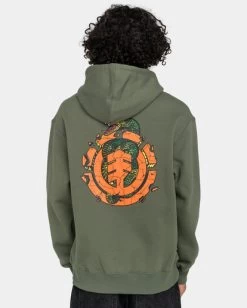 Element Snake - Hoodie For Men -Element elysf00180 elementw gqm0 bck1
