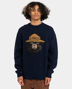 Smokey Bear X Element - Jumper For Men -Element elysw00112 elementw ecn frt1